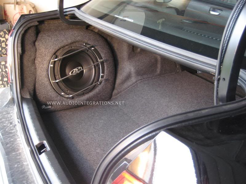 08+ Subaru Wrx Fiberglass Subwoofer Enclosure