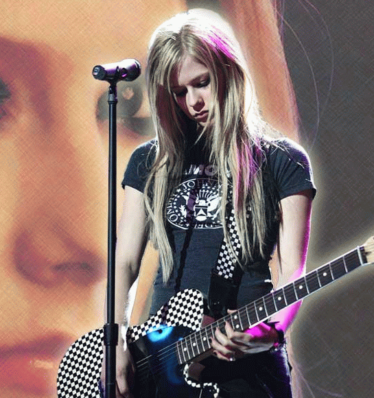 Why the **** does Avril Lavigne have a signature guitar?