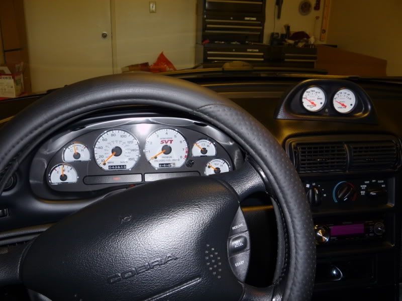 Aftermarket Gauge setup pics