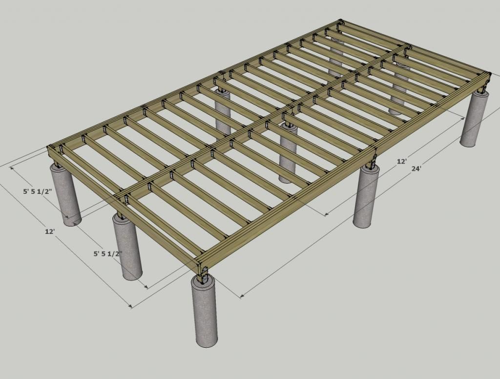 Pier and Beam Foundation Spacing