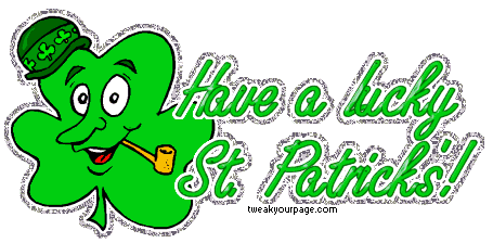 St. Patrick's Day MySpace Glitter Images