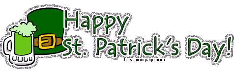 St. Patrick's Day MySpace Glitter Images
