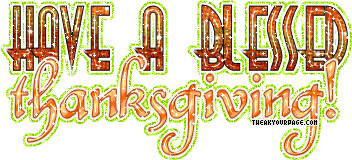 Thanksgiving MySpace Glitter Images