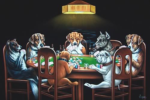 heard Dogs+playing+poker