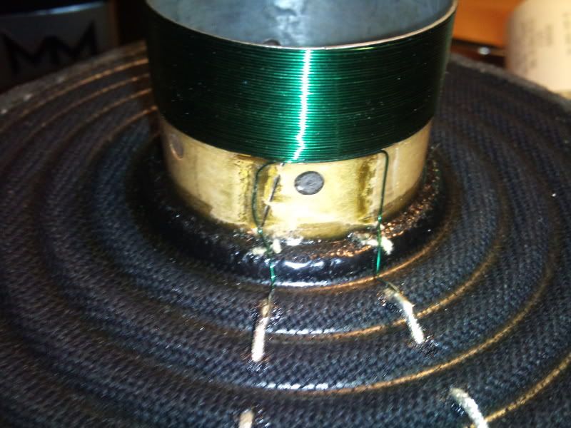 I recoiled my burnt voice coil and it flippin works!!!!!!!!! LS1GTO