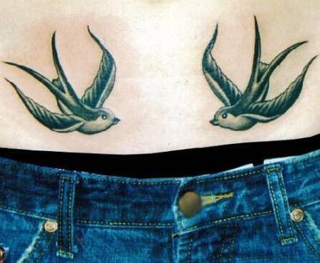 small bird tattoo. small bird tattoo