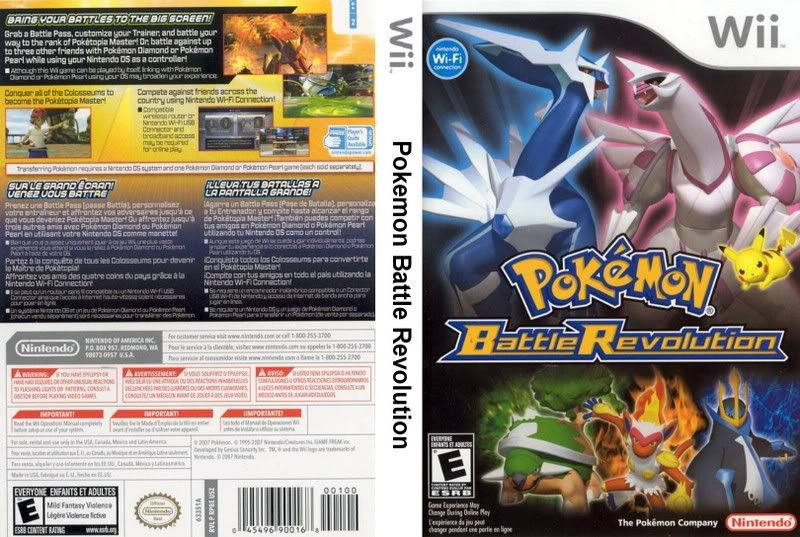 Capinha: Pokemon Battle Revolution INFORMAÇÕES: Gênero: Luta Formato: ".iso" Tipo: DVD-FULL Padrão: NTSC Idioma: Inglês Uploader: Mani