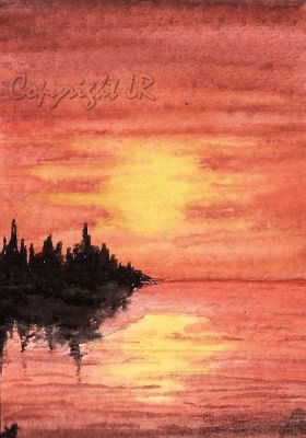 Setting Sun ACEO