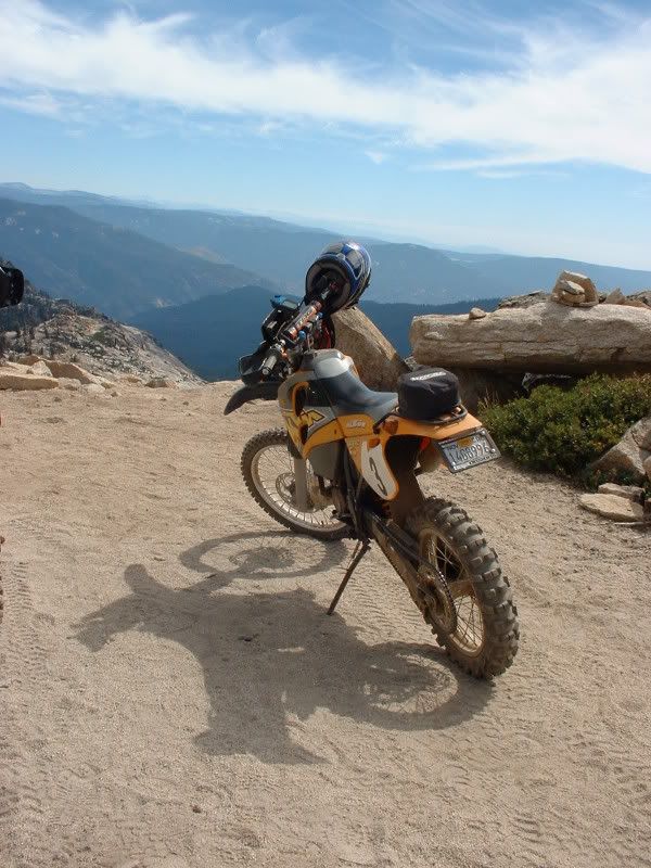 1997 KTM 360 exc with California Plate. It had the plate when I bought it, 