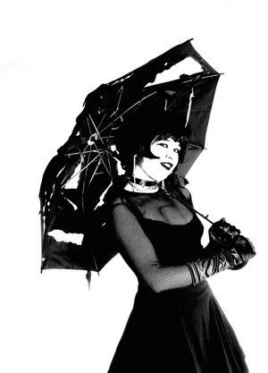 goth with umbrella Pictures, Images and Photos
