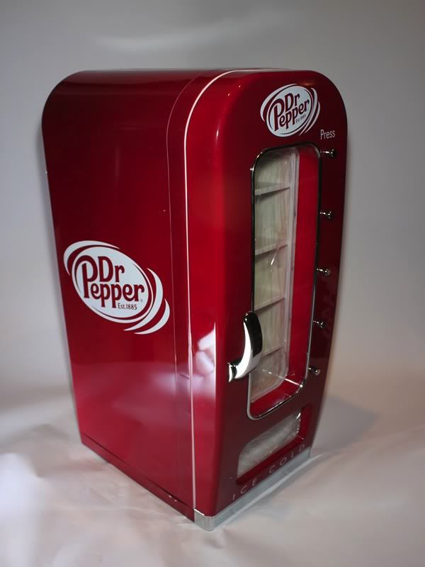 Dr. Pepper Can Soda Vending Machine Refrigerated Mini Rare Collectible! eBay
