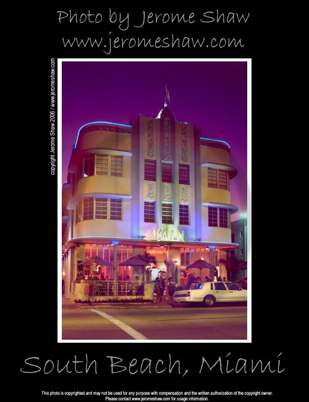 The Marlin Hotel = South Beach, Miami, Florida The Marlin Hotel = South Beach, Miami, Florida / copyright Jerome Shaw / www.JeromeShaw.com