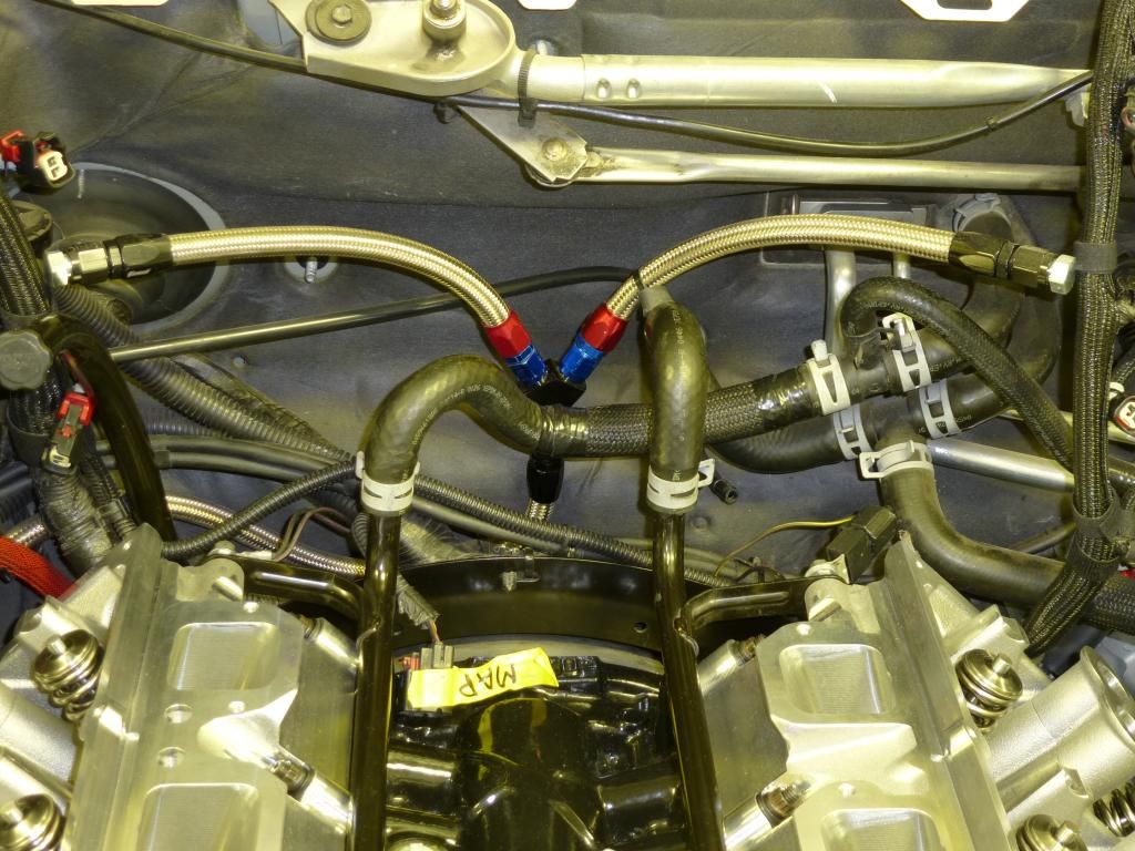 Fuel rail setup w/front crossover only? LX Forums Forum