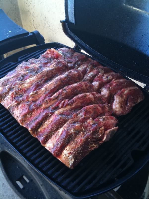 Beef Ribs on Weber Q!!!! The BBQ BRETHREN FORUMS.