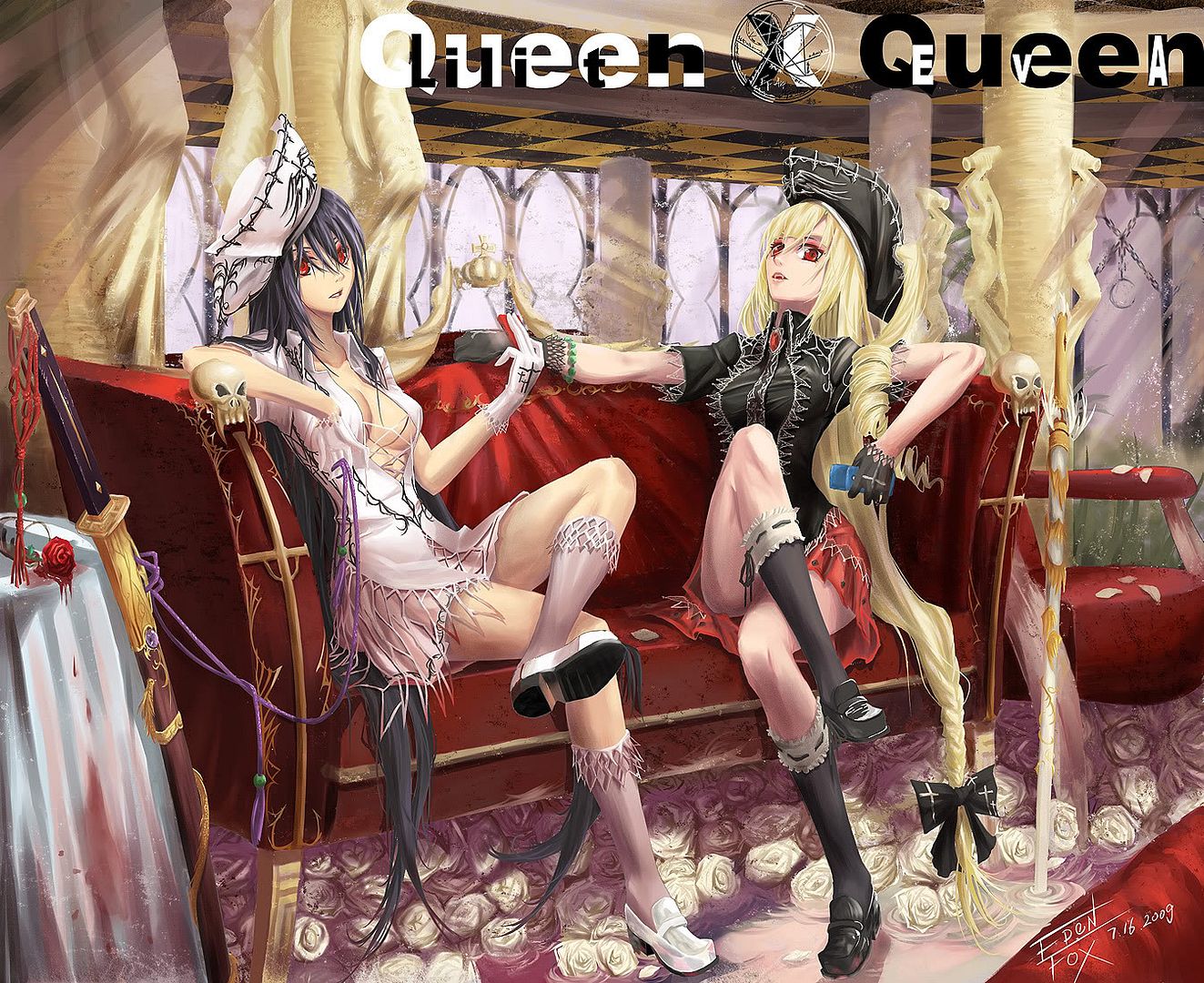 新畫:QUEEN x QUEEN(女王X女王? XDDDD) - edenfox - EF-ArT-woRkS 新畫:QUEEN x QUEEN(女王X女王? XDDDD) - edenfox - EF-ArT-woRkS
