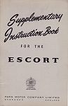 Supplementary Instruction Book for the Escort