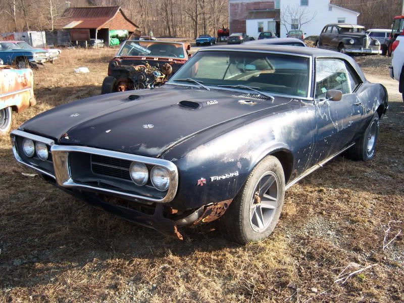 1968 Firebird 400 4Speed Coupe 400 Hood All there but rough
