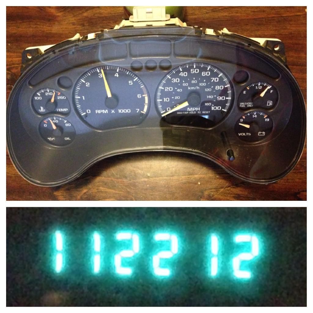 1999 2.2 5 speed tachometer cluster S10 Forum