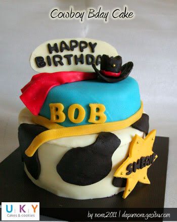 birthday cake cowboy bandung