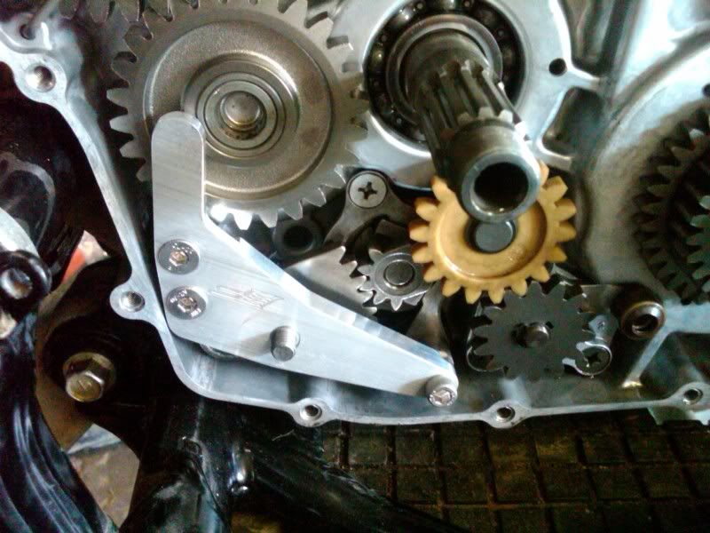 shift pin relacator install with kick start kit Suzuki LTR450 Forum