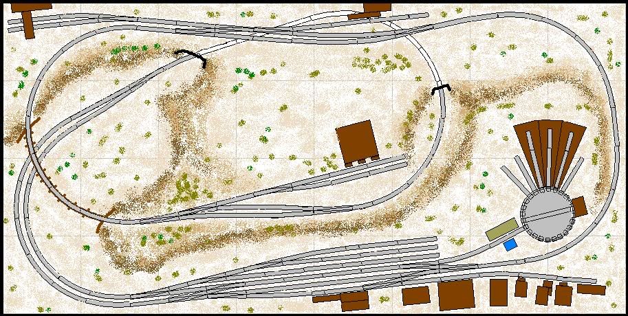 4x8 n scale layout plans