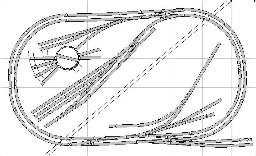 Simple Ho Scale Layout Examples Plans model train track plans 