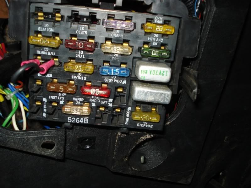 Anything look funny about my fuse box?? - Third Generation ... 87 camaro fuse panel diagram 