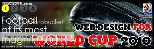Web Design Inspiration Fifa Worldcup 2010