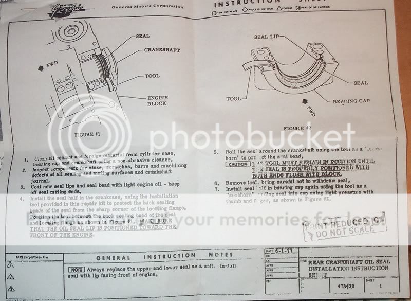 Rear Main Seal Replacement CorvetteForum Chevrolet Corvette Forum